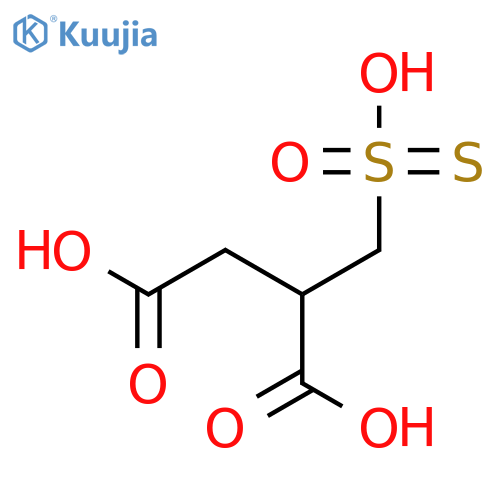 BUTANEDIOIC ACID, [(THIOSULFO)METHYL]- structure