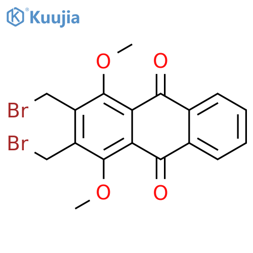 9,10-Anthracenedione,2,3-bis(bromomethyl)-1,4-dimethoxy- structure