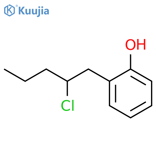 Phenol, 2-chloropentyl- structure