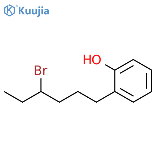 Phenol, 4-bromohexyl- structure