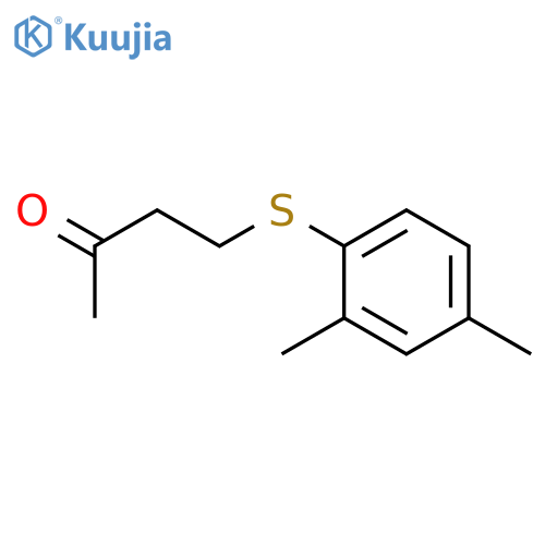 2-Butanone, 4-[(2,4-dimethylphenyl)thio]- structure