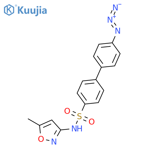 [1,1'-Biphenyl]-4-sulfonamide, 4'-azido-N-(5-methyl-3-isoxazolyl)- structure