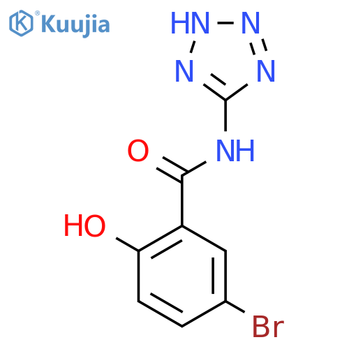 Benzamide, 5-bromo-2-hydroxy-N-1H-tetrazol-5-yl- structure