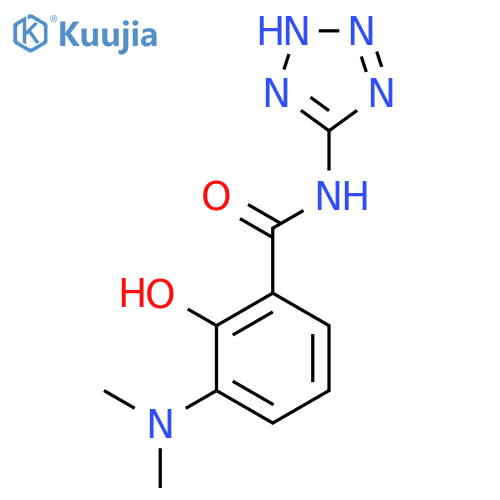 BENZAMIDE, 3-(DIMETHYLAMINO)-2-HYDROXY-N-1H-TETRAZOL-5-YL- structure