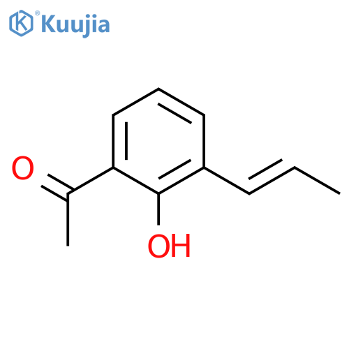 ETHANONE, 1-[2-HYDROXY-3-(1-PROPENYL)PHENYL]- structure