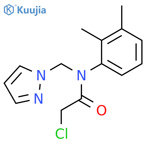 ACETAMIDE, 2-CHLORO-N-(2,3-DIMETHYLPHENYL)-N-(1H-PYRAZOL-1-YLMETHYL)- structure