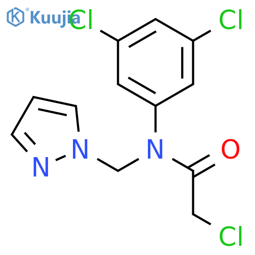 Acetamide, 2-chloro-N-(3,5-dichlorophenyl)-N-(1H-pyrazol-1-ylmethyl)- structure