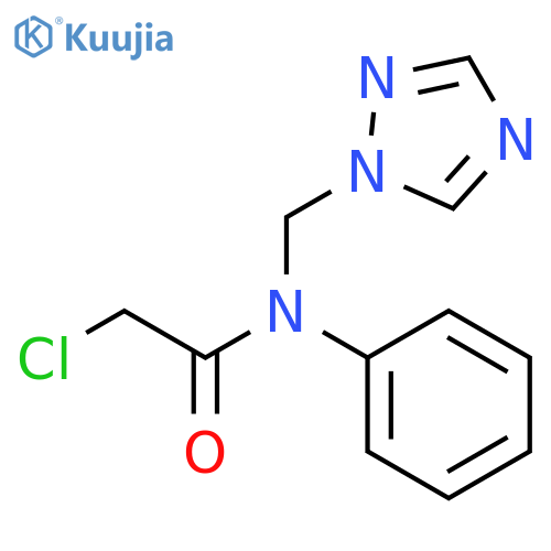 Acetamide, 2-chloro-N-phenyl-N-(1H-1,2,4-triazol-1-ylmethyl)- structure