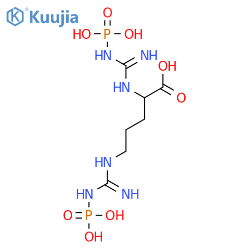 Ornithine, N2,N5-bis(imino(phosphonoamino)methyl]- (9CI) structure