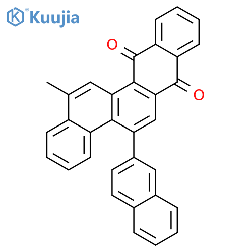 BENZO[B]CHRYSENE-7,12-DIONE, 14-METHYL-5-(2-NAPHTHALENYL)- structure