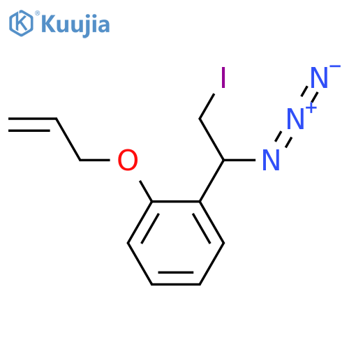 BENZENE, 1-(1-AZIDO-2-IODOETHYL)-2-(2-PROPENYLOXY)- structure