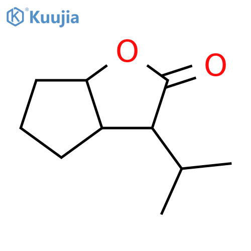 2H-CYCLOPENTA[B]FURAN-2-ONE, HEXAHYDRO-3-(1-METHYLETHYL)- structure