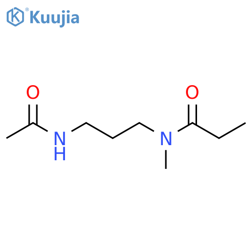 N-(3-Acetamidopropyl)-N-methylpropanamide structure