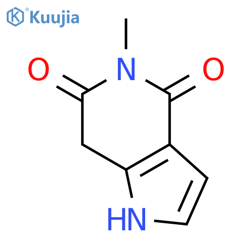 5-methyl-1H-pyrrolo[3,2-c]pyridine-4,6(5H,7H)-dione structure