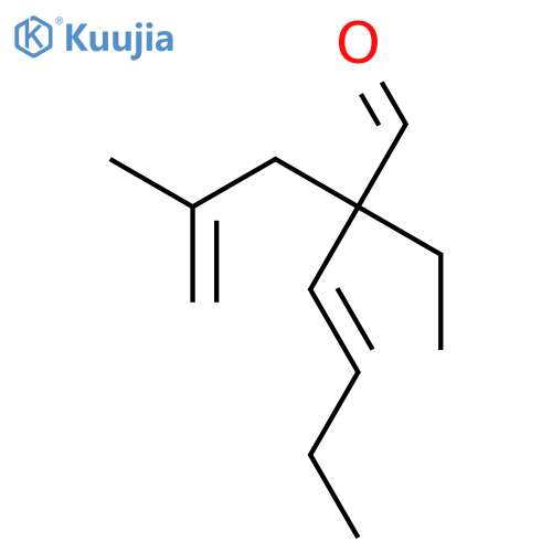 3-HEXENAL, 2-ETHYL-2-(2-METHYL-2-PROPENYL)- structure