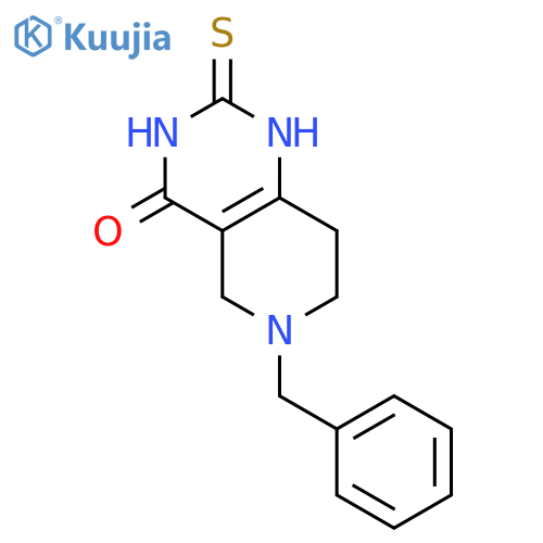 6-Benzyl-2-thioxo-2,3,5,6,7,8-hexahydropyrido4,3-dpyrimidin-4(1H)-one structure