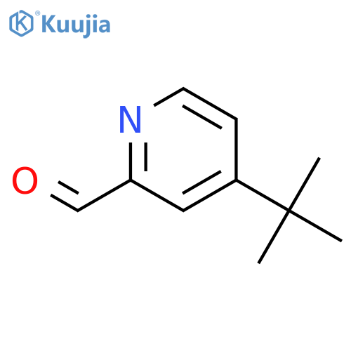 4-tert-butylpyridine-2-carbaldehyde structure