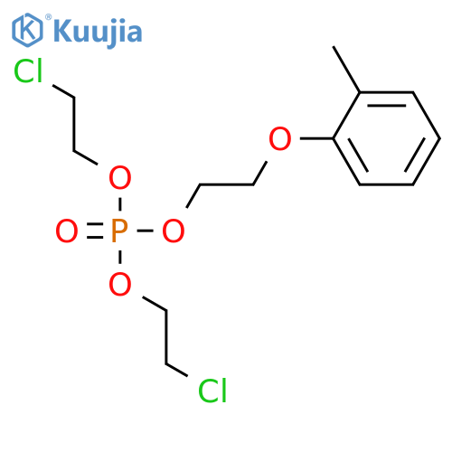 PHOSPHORIC ACID, BIS(2-CHLOROETHYL) 2-(METHYLPHENOXY)ETHYL ESTER structure
