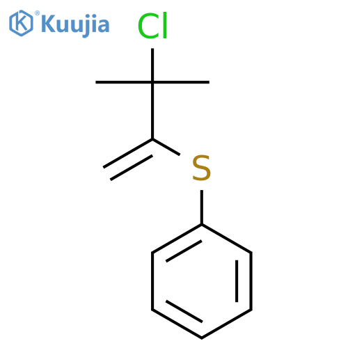BENZENE, [(2-CHLORO-2-METHYL-1-METHYLENEPROPYL)THIO]- structure