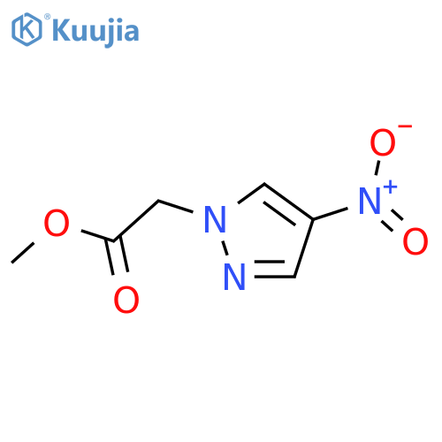 methyl 2-(4-nitropyrazol-1-yl)acetate structure