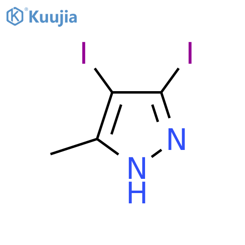 3,4-Diiodo-5-methyl-1h-pyrazole structure