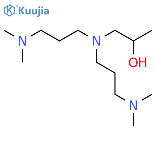 1-[bis[3-(dimethylamino)propyl]amino]propan-2-ol structure