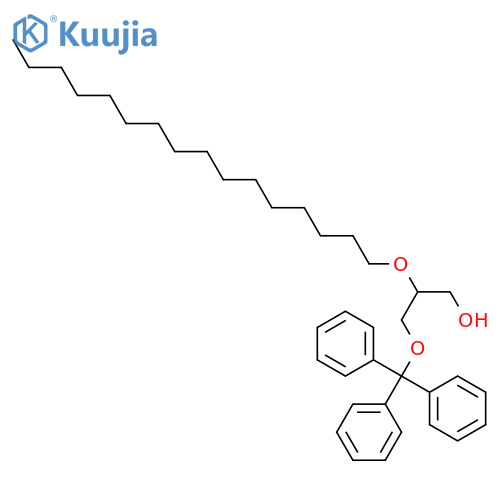 1-PROPANOL, 2-(HEXADECYLOXY)-3-(TRIPHENYLMETHOXY)- structure