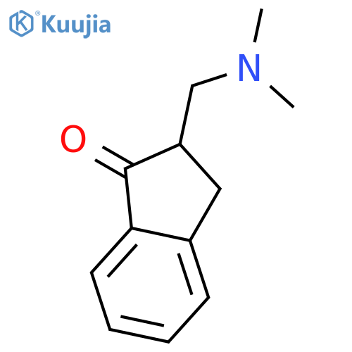 1H-Inden-1-one, 2-[(dimethylamino)methyl]-2,3-dihydro- structure