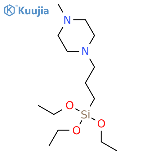 4-Methyl-1-(3-Triethoxysilylpropyl)-Piperazine structure