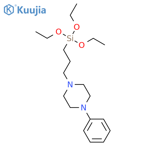 PIPERAZINE, 1-PHENYL-4-[3-(TRIETHOXYSILYL)PROPYL]- structure