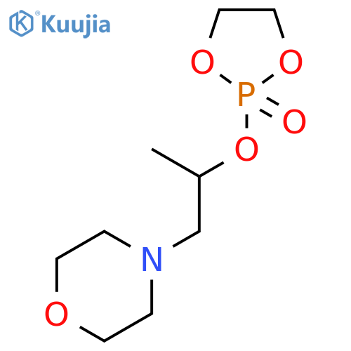 Morpholine, 4-[2-[(2-oxido-1,3,2-dioxaphospholan-2-yl)oxy]propyl]- structure