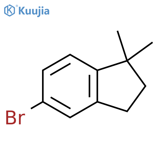 5-bromo-1,1-dimethyl-2,3-dihydro-1H-indene structure
