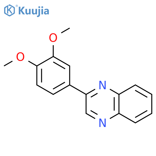 QUINOXALINE, 2-(3,4-DIMETHOXYPHENYL)- structure
