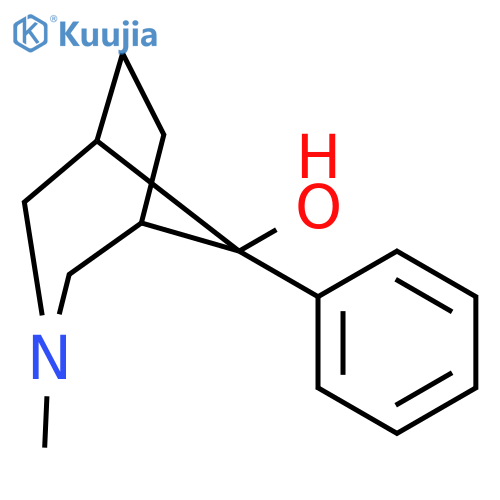 3-Azabicyclo[3.2.1]octan-8-ol, 3-methyl-8-phenyl- structure