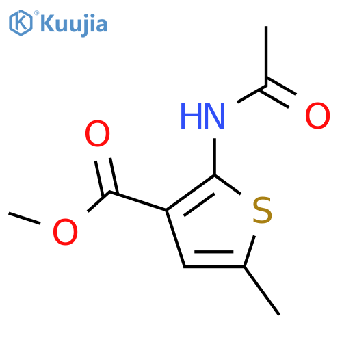 methyl 2-acetamido-5-methylthiophene-3-carboxylate structure