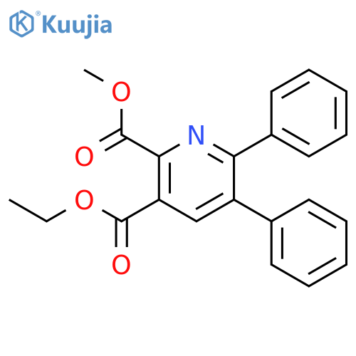 2,3-PYRIDINEDICARBOXYLIC ACID, 5,6-DIPHENYL-, 3-ETHYL 2-METHYL ESTER structure