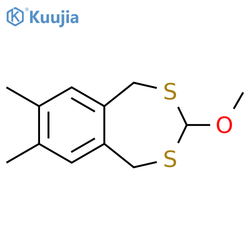 2,4-BENZODITHIEPIN, 1,5-DIHYDRO-3-METHOXY-7,8-DIMETHYL- structure