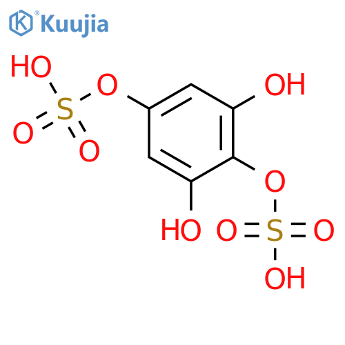 1,2,3,5-Benzenetetrol,2,5-bis(hydrogen sulfate) structure