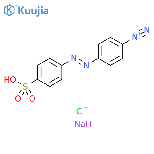 Benzenediazonium, 4-[(4-sulfophenyl)azo]-, chloride, sodium salt structure