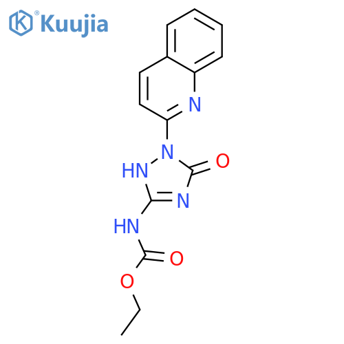 Ethyl N-(3-oxo-2-quinolin-2-yl-1h-1,2,4-triazol-5-yl)carbamate structure