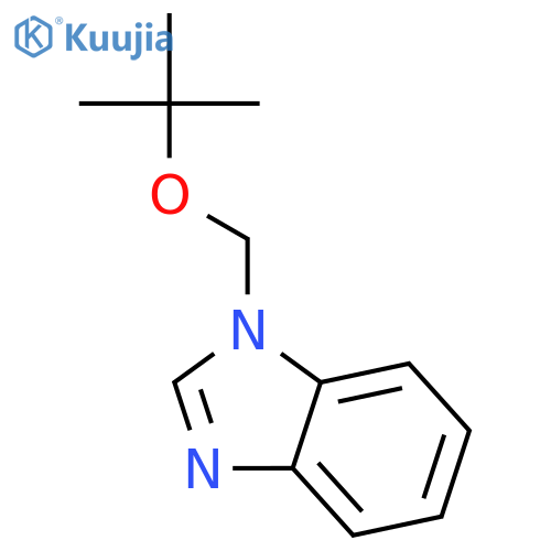 1H-BENZIMIDAZOLE, 1-[(1,1-DIMETHYLETHOXY)METHYL]- structure