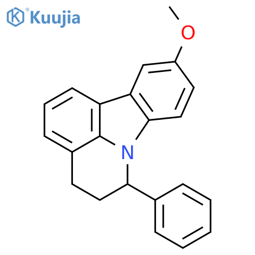 4H-PYRIDO[3,2,1-JK]CARBAZOLE, 5,6-DIHYDRO-10-METHOXY-6-PHENYL- structure