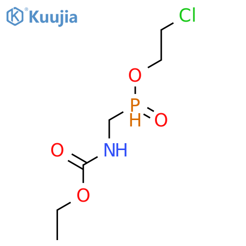 CARBAMIC ACID, (CHLOROETHOXYPHOSPHINYL)METHYL-, ETHYL ESTER structure