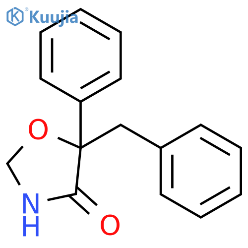 4-Oxazolidinone, 5-phenyl-5-(phenylmethyl)- structure