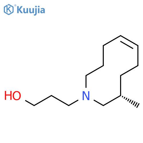 1(2H)-Azecinepropanol, 3,4,5,8,9,10-hexahydro-3-methyl-, (3S,6Z)- structure
