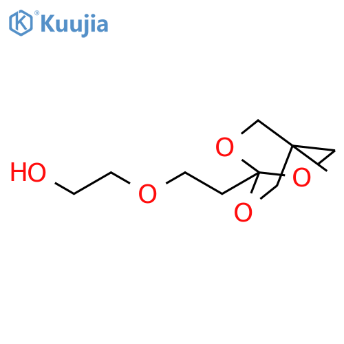 2-[2-(4-Methyl-2,6,7-trioxabicyclo[2.2.2]octan-1-yl)ethoxy]ethan-1-ol structure