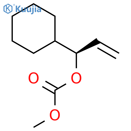 CARBONIC ACID, (1R)-1-CYCLOHEXYL-2-PROPENYL METHYL ESTER structure