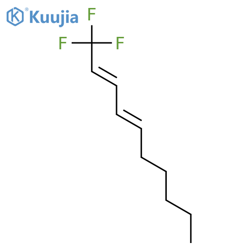 2,4-DECADIENE, 1,1,1-TRIFLUORO-, (2E)- structure
