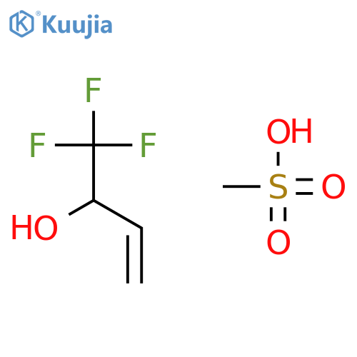 3-Buten-2-ol, 1,1,1-trifluoro-, methanesulfonate structure