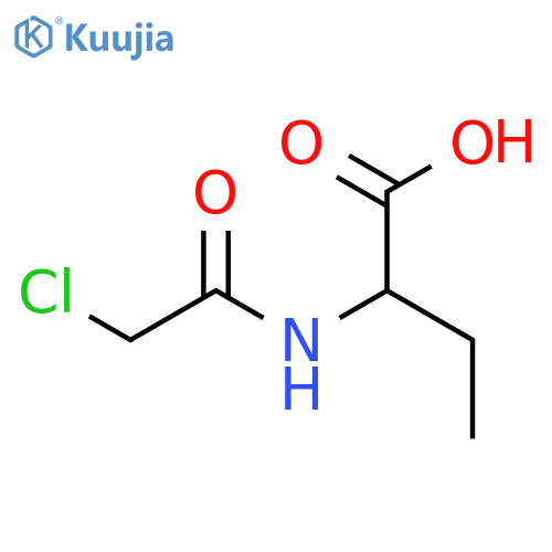 n-chloroacetyl-dl-2-amino-n-butyric acid structure